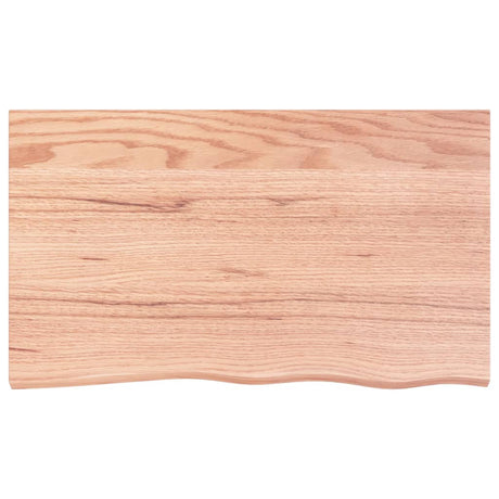 Vidaxx Washbasin Top 100x60x2 behandlet solid træ lysebrun