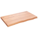 Vidaxx Washbasin Top 100x60x (2-6) cm behandlet solid træ lysebrun
