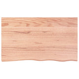 Vidaxx Washbasin Top 100x60x (2-6) cm behandlet solid træ lysebrun