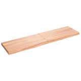 Vidaxx Washbasin Top 120x30x (2-4) cm behandlet solid træ lysebrun