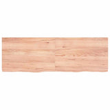 Vidaxx Washbasin Top 120x40x (2-4) cm behandlet solid træ lysebrun
