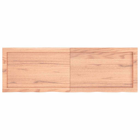 Vidaxx Washbasin Top 120x40x (2-4) cm behandlet solid træ lysebrun