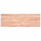Vidaxx Washbasin Top 120x40x (2-6) cm behandlet fast træ lysebrun