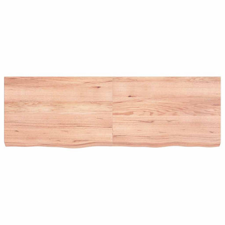 Vidaxx Washbasin Top 120x40x (2-6) cm behandlet fast træ lysebrun