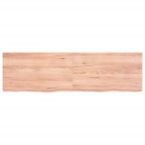 Vidaxx Washbasin Top 140x40x (2-4) cm behandlet fast træ lysebrun