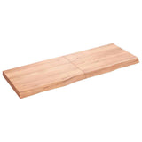 Vidaxx Washbasin Top 140x50x (2-6) cm behandlet solid træ lysebrun