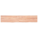 Vidaxx Washbasin Top 160x30x (2-4) cm behandlet solid træ lysebrun