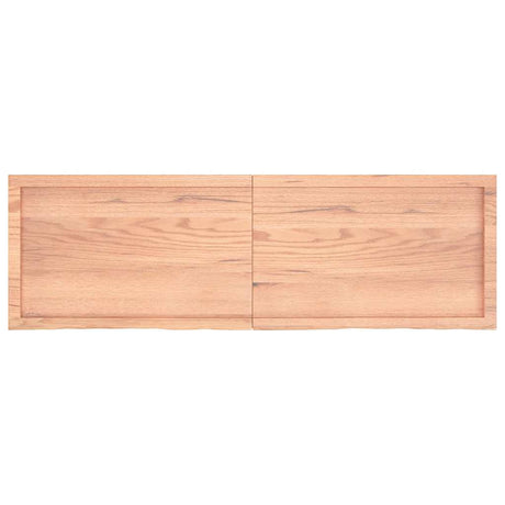 Vidaxx Washbasin Top 160x50x (2-6) cm behandlet fast træ lysebrun