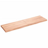 Vidaxx Washbasin Top 180x50x (2-6) cm behandlet solid træ lysebrun