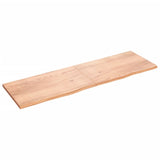 Vidaxx Washbasin Top 200x60x (2-4) cm behandlet solid træ lysebrun