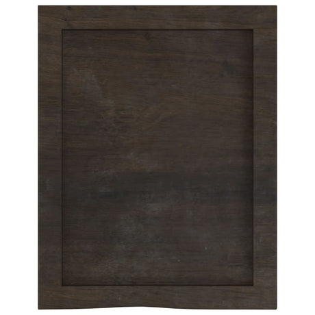 Vidaxx Washbasin Top 40x50x (2-4) cm behandlet massivt træ mørkebrun