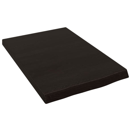 Vidaxx Washbasin Top 40x60x (2-4) cm behandlet massivt træ mørkebrun