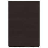 Vidaxx Washbasin Top 40x60x (2-4) cm behandlet massivt træ mørkebrun