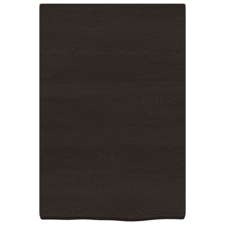 Vidaxx Washbasin Top 40x60x (2-4) cm behandlet massivt træ mørkebrun