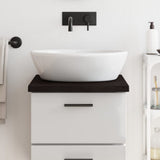Vidaxx Washbasin Top 40x60x (2-4) cm behandlet massivt træ mørkebrun