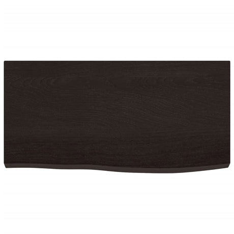Vidaxx Washbasin Top 60x30x (2-4) cm behandlet massivt træ mørkebrun