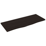 Vidaxx Washbasin Top 100x40x2 cm behandlet massivt træ mørkebrun
