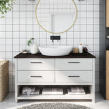 Vidaxx Washbasin Top 100x40x2 cm behandlet massivt træ mørkebrun