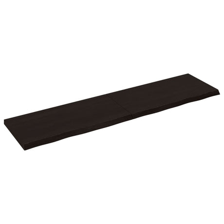 Vidaxx Washbasin Top 160x40x (2-4) cm behandlet massivt træ mørkebrun