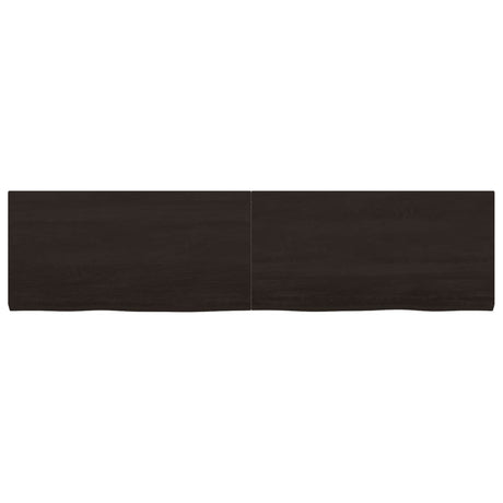 Vidaxx Washbasin Top 160x40x (2-4) cm behandlet massivt træ mørkebrun