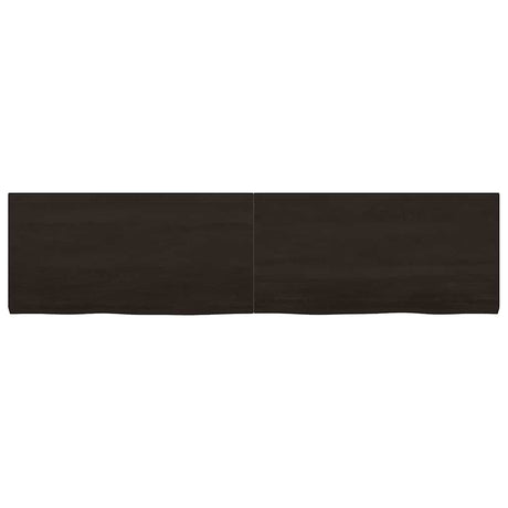 Vidaxx Washbasin Top 160x40x (2-4) cm behandlet massivt træ mørkebrun