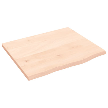 Vidaxl tafelblad 60x50x2 cm onbehandeld massief eikenhout