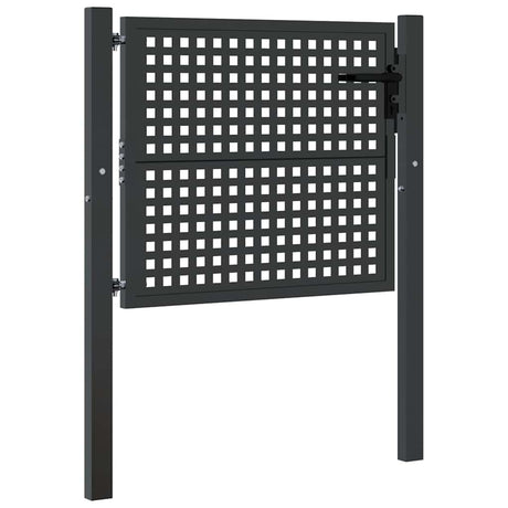 VidaXL havelåge antracit 100x75 cm stål