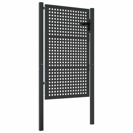 VidaXL havelåge antracit 100x125 cm stål
