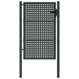 VidaXL havelåge antracit 100x125 cm stål