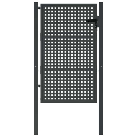 VidaXL havelåge antracit 100x125 cm stål