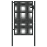 Vidaxl Gate 105x200 cm stål antracit