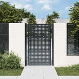 Vidaxl Gate 105x200 cm stål antracit