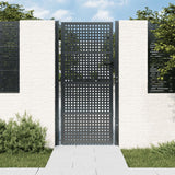 Vidaxl Gate 105x225 cm stål antracit