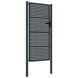 Vidaxl Gate 105x250 cm stål antracit