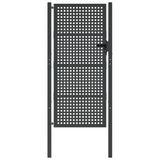 Vidaxl Gate 105x250 cm stål antracit