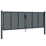 Vidaxl Gate 300x150 cm stål antracit