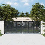 Vidaxl Gate 300x150 cm stål antracit