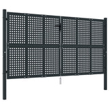 Vidaxl Gate 300x175 cm stål antracit