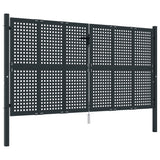Vidaxl Gate 300x150 cm stål antracit