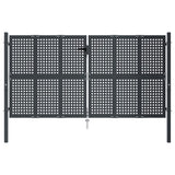 Vidaxl Gate 300x150 cm stål antracit