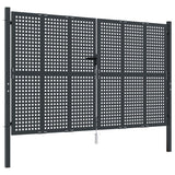 Vidaxl Gate 300x175 cm stål antracit