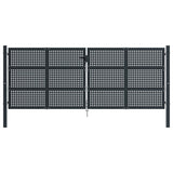 Vidaxl Gate 400x200 cm stål antracit
