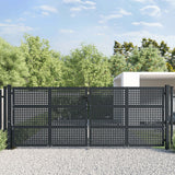 Vidaxl Gate 400x200 cm stål antracit