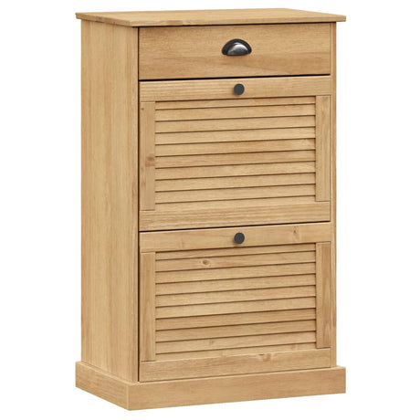 Vidaxx Shoe Cabinet Vigo 60x35x96 cm Solid fyrretræ