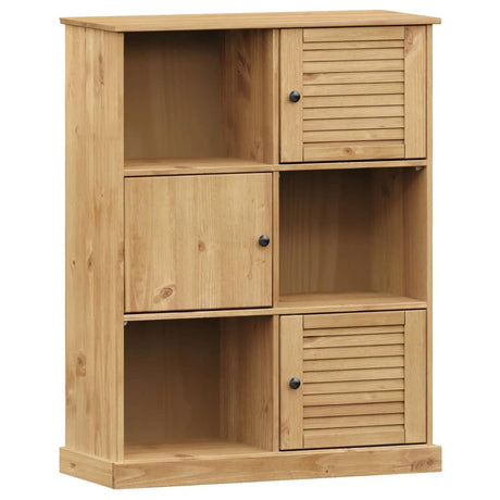 Vidaxl boekenkast vigo 90x35x114,5 cm massief grenenhout
