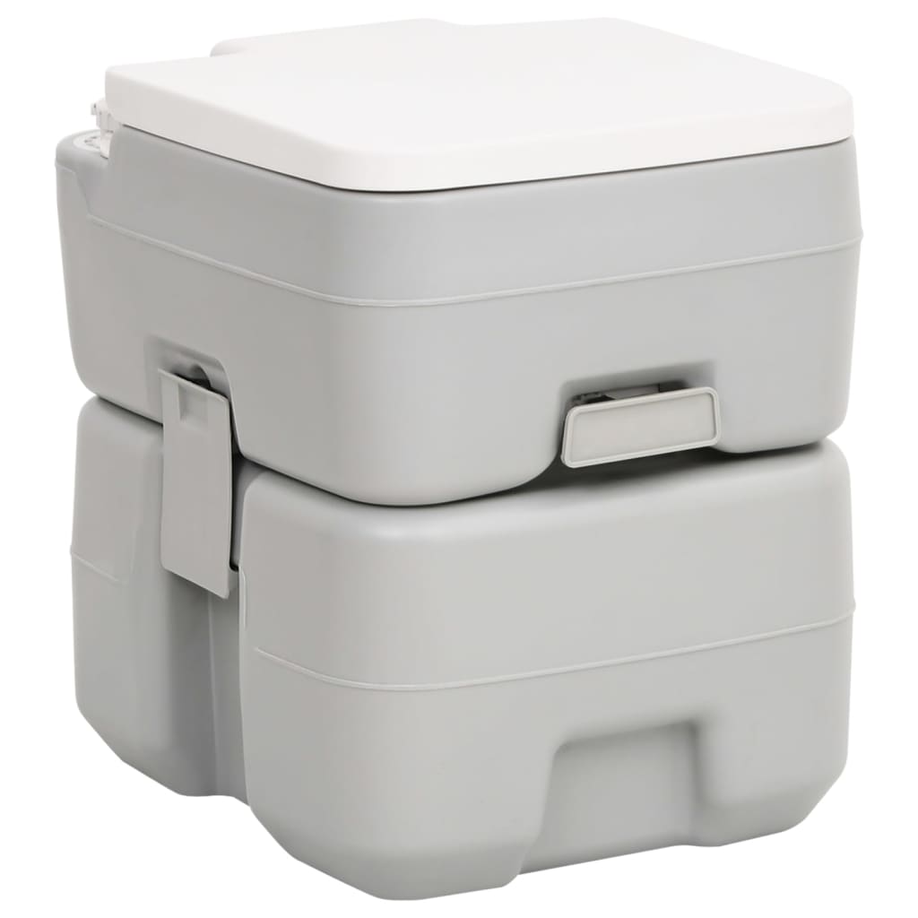 Vidaxl camping toilet og vandtank sæt bærbart