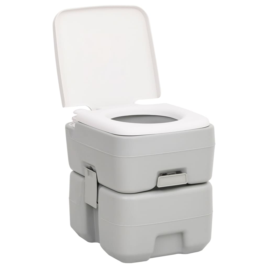 Vidaxl camping toilet og vandtank sæt bærbart