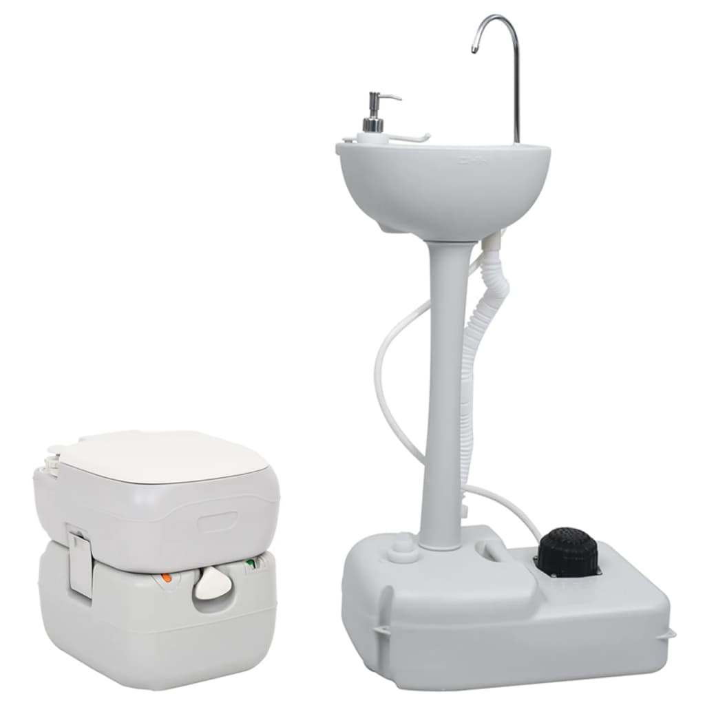 Vidaxl camping toilet og synk bærbart