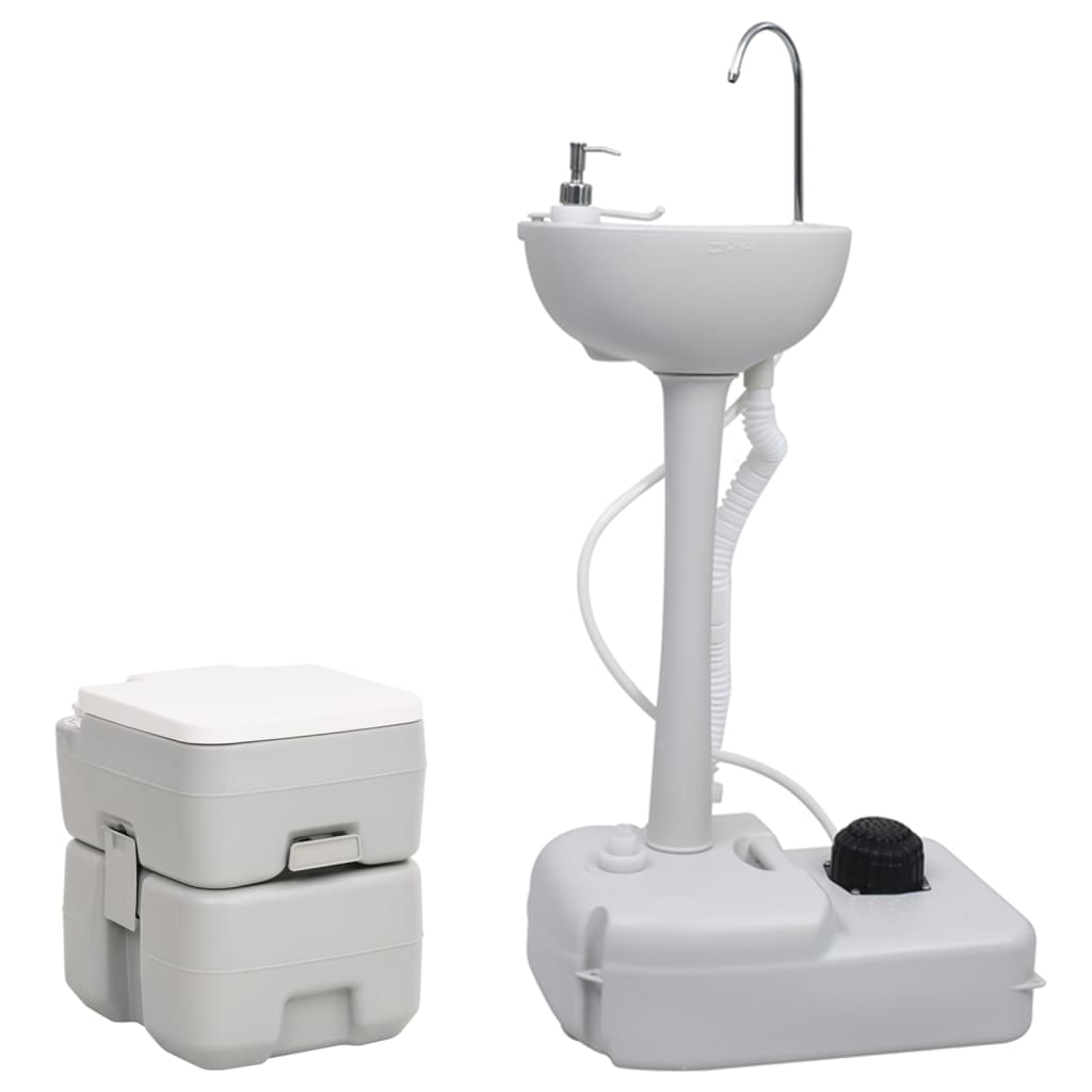 Vidaxl camping toilet og synk bærbart