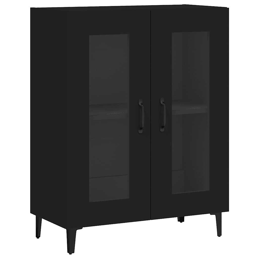 Vidaxl dressoir 69,5x34x90 cm bewerkt hout zwart